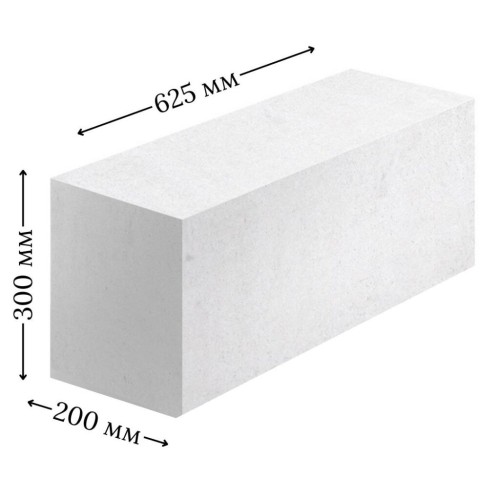 Купить Газоблок Цемрос 625×300×200 (50 шт/поддон) в Шахтах